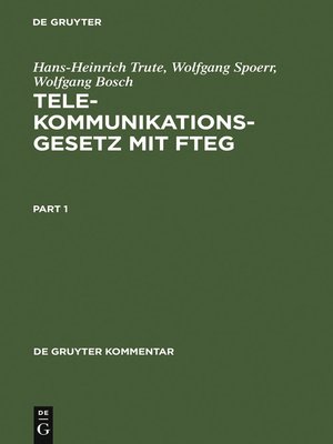 cover image of Telekommunikationsgesetz mit FTEG